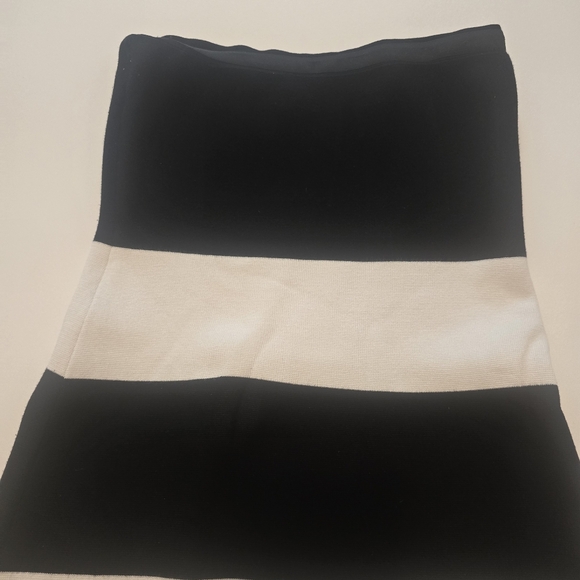 Club Monaco Striped Sweater Maxi Cocktail Sleeveless Strapless Size M - Picture 10 of 12